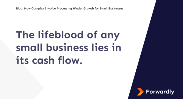 Forwardly Blog_ How Complex Invoice Processing Hinder Growth for Small Businesses Title Card