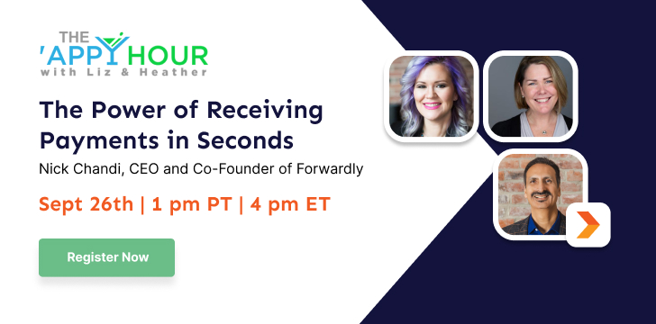 Register today for this live episode called The Power of Receiving Payments in Seconds with the Appy Hour