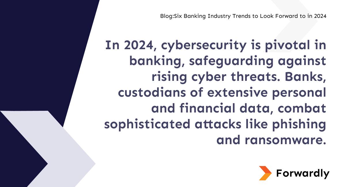 In 2024, cybersecurity is pivotal in banking, safeguarding against rising cyber threats. Banks, custodians of extensive personal and financial data, combat sophisticated attacks like phishing and ransomware.