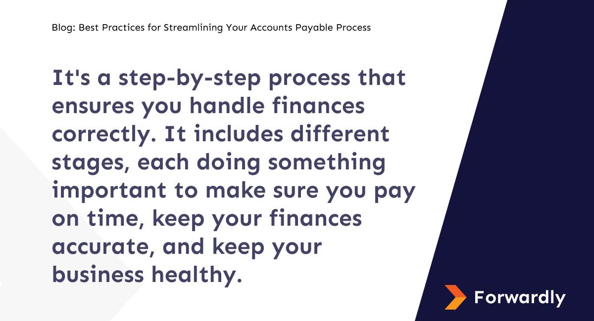 What is Accounts payable process?