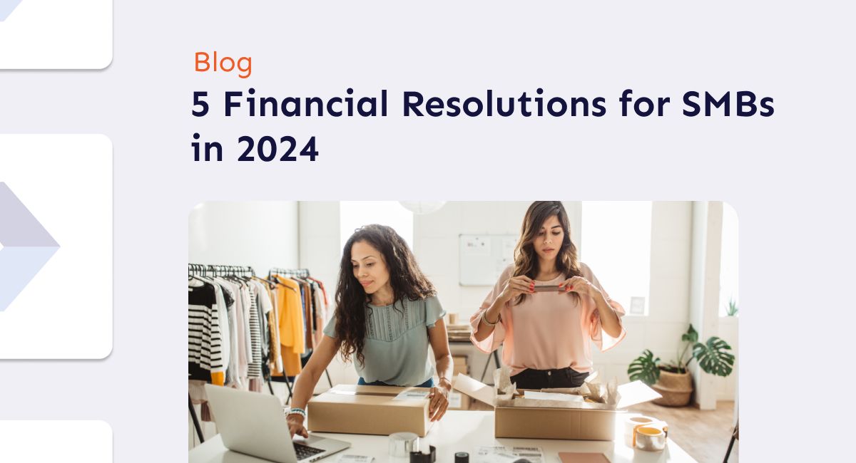 Small business owners taking financial resolutions
