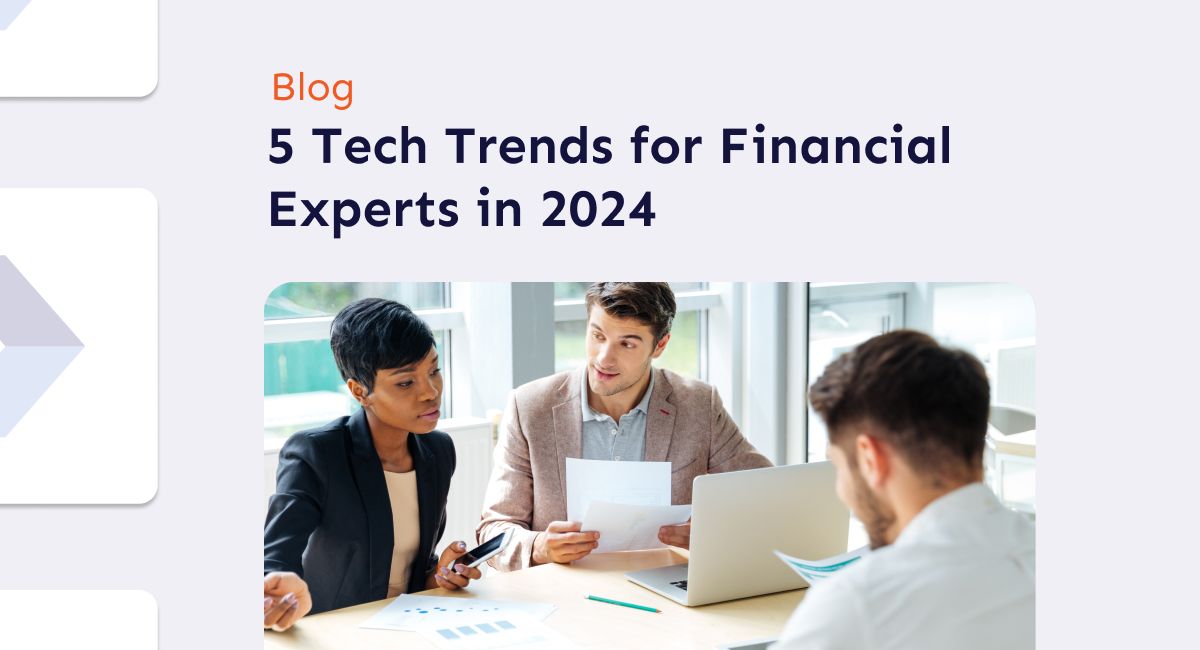Financial expert learning tech trends for 2024